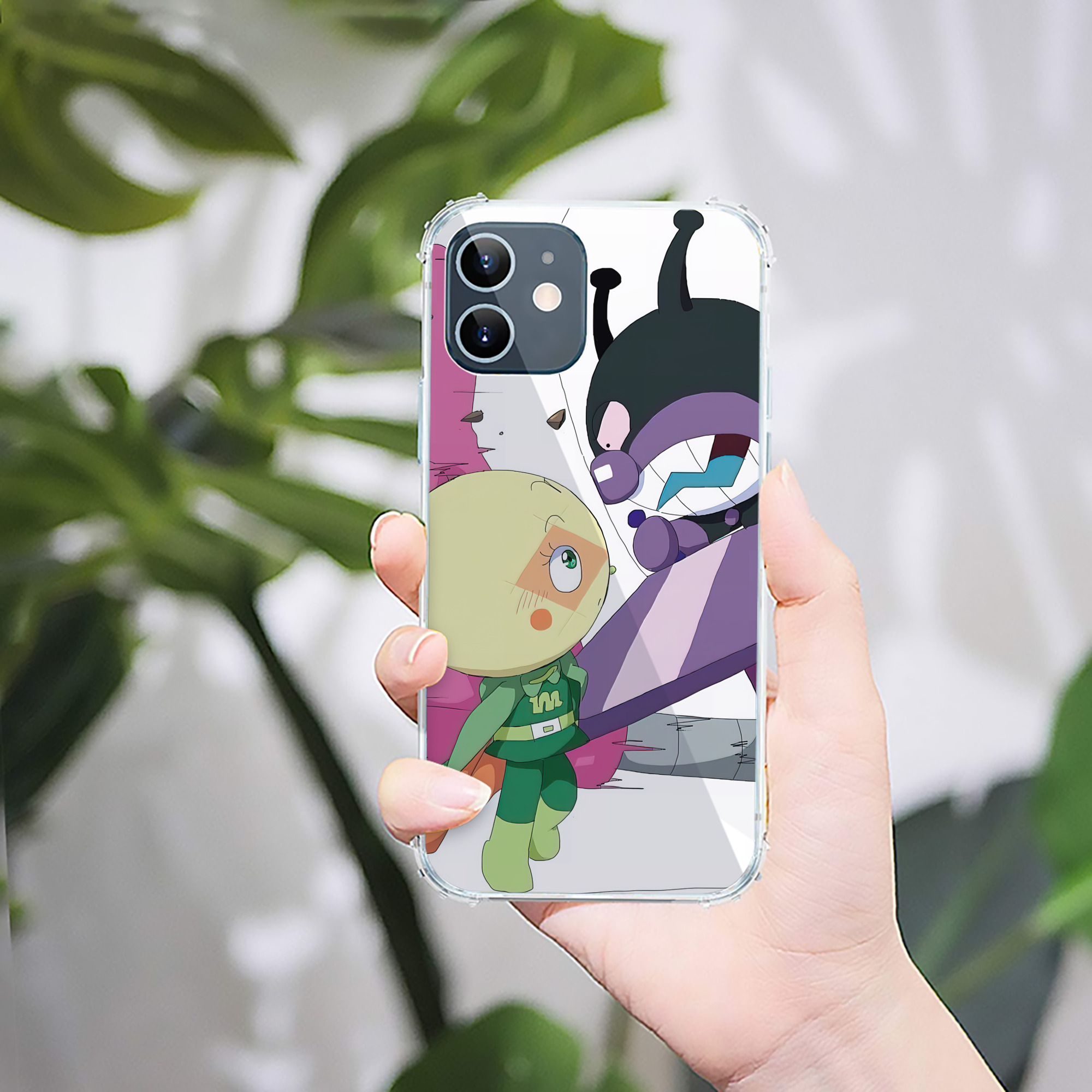 （画像用） アンパンマン Anpanman 【iPhone 12シリーズ対応】透明スマホケース（クリアソフトケース）
